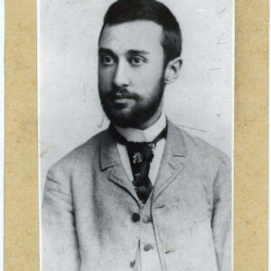 Nicolae Iorga într-o fotografie făcută în 1891, avea 20 de ani