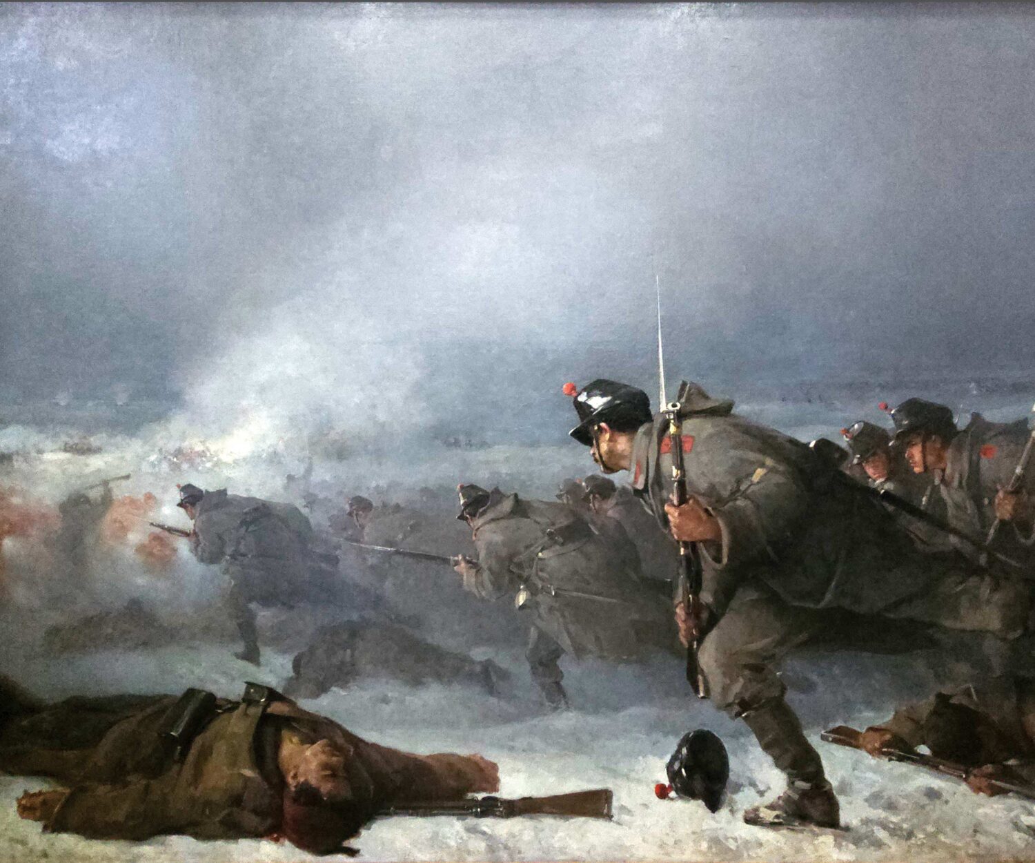 ATACUL DE LA SMÂRDAN(1885),Nicolae Grigorescu (1838-1907) - MNIR
